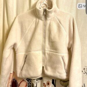 ISO Cream SUNDAY BEST Indie Zip Up Fleece Jacket